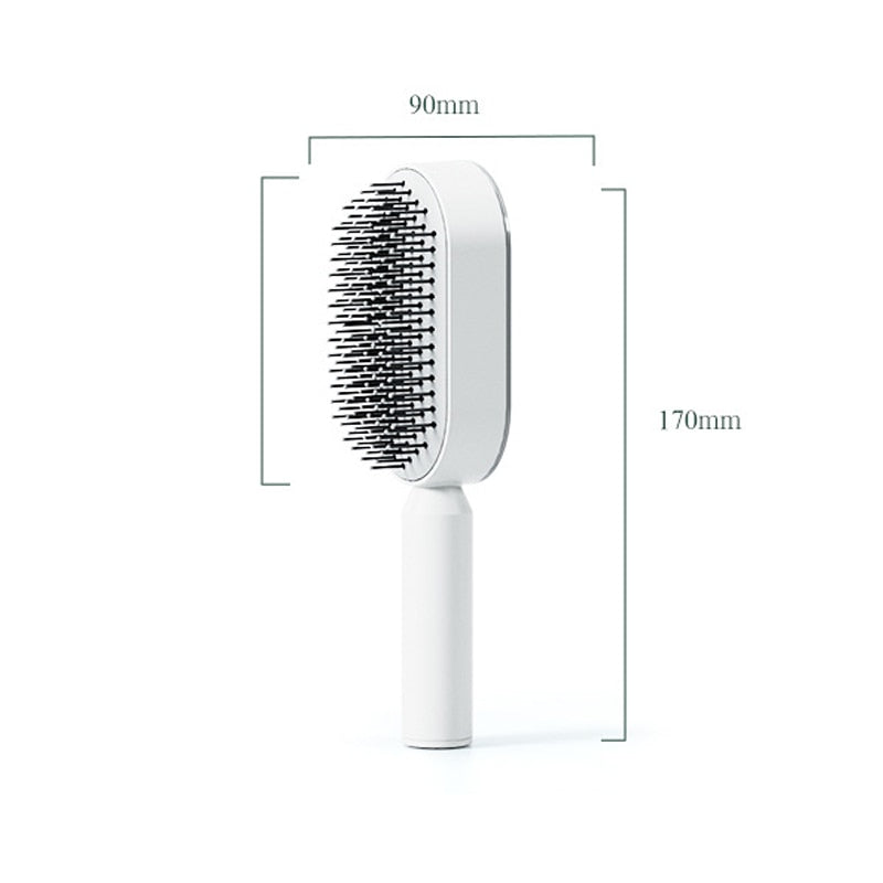 Self Cleaning Anti-Static Hair Brush My Store
