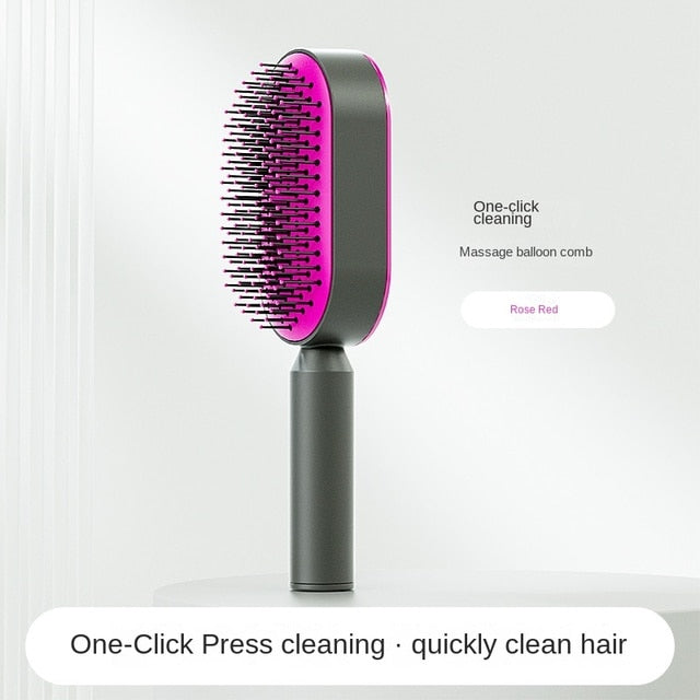 Self Cleaning Anti-Static Hair Brush My Store
