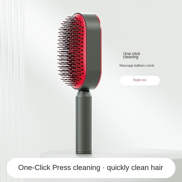 Self Cleaning Anti-Static Hair Brush My Store