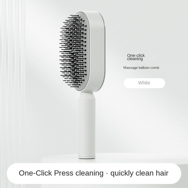 Self Cleaning Anti-Static Hair Brush My Store