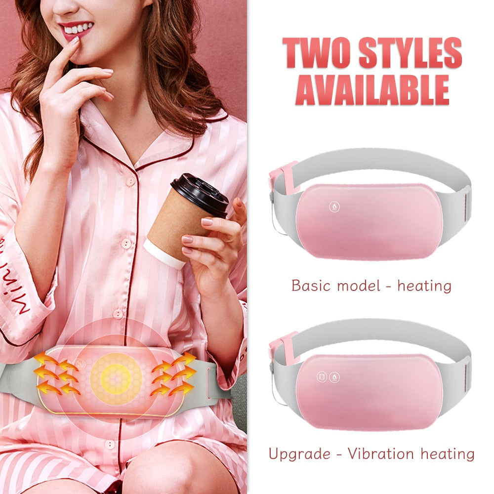 Electric Heated Hot Compress Belt Massager My Store