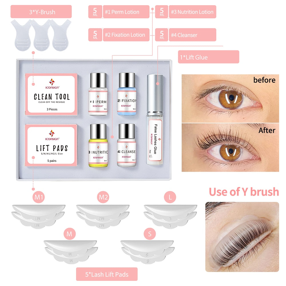 Dropshipping ICONSIGN Lash Lift Kit Lifiting Eyelash My Store