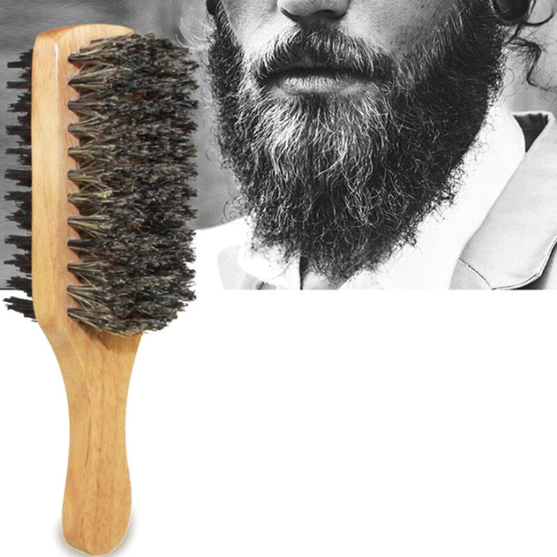 Men Boar Bristle Beard Brush My Store