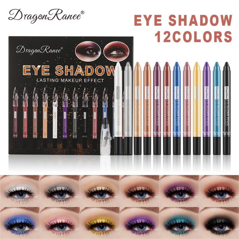 12 Colors Eyeshadow Pencil Set My Store